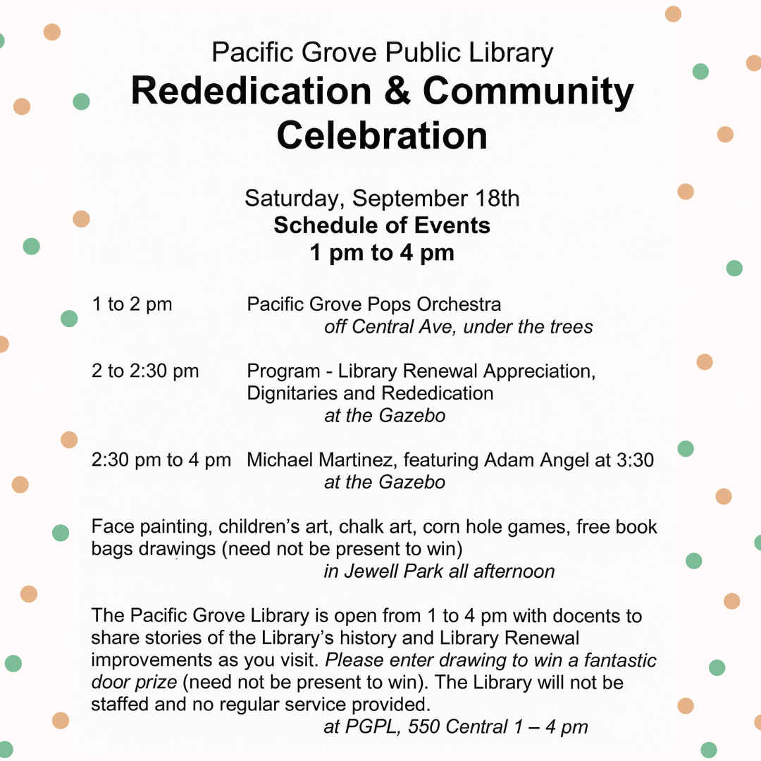 Schedule of Events